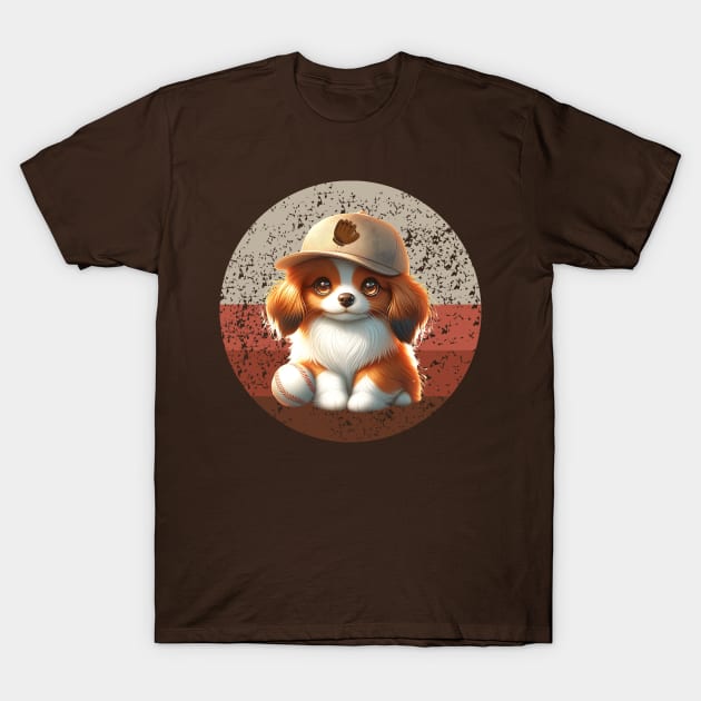 Playful Nederlandse Kooikerhondje T-Shirt by FashionPulse